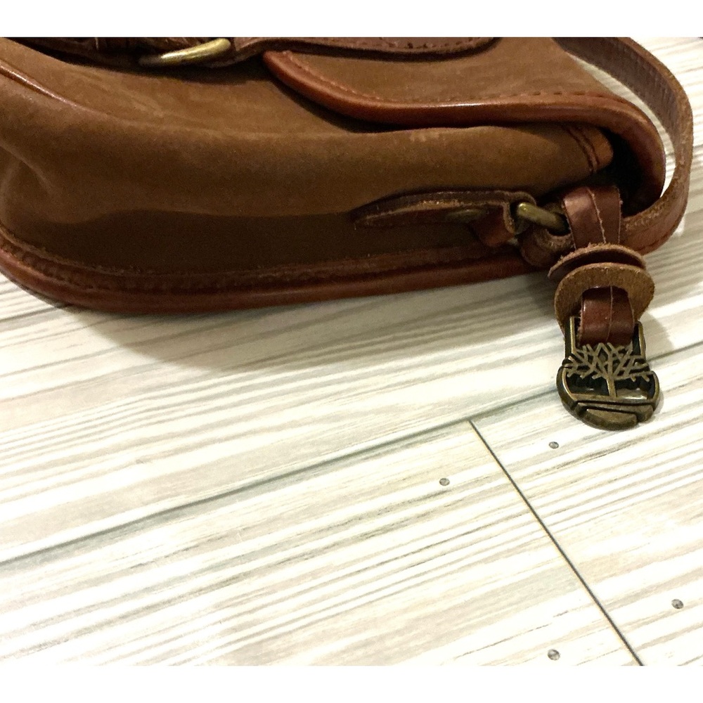 Brown Vintage Boho Style Leather Crossbody Bag - Picture 8 of 16